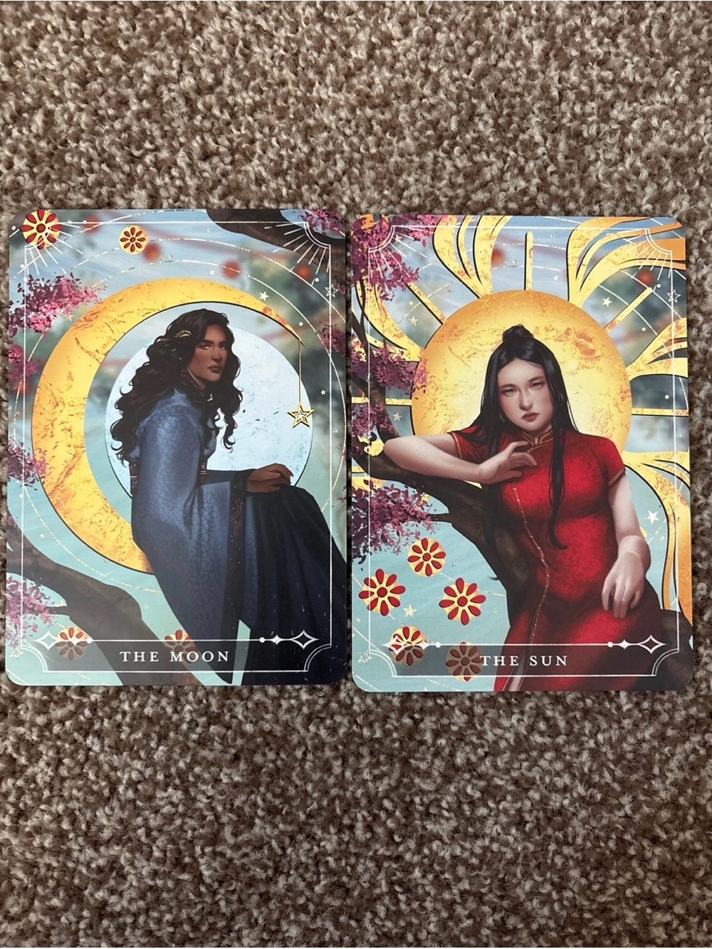 fairyloot the moon and the sun tarot cards